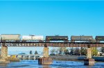 Tankcars on the bridge